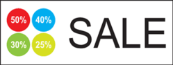 Percentage Off Sale Banner